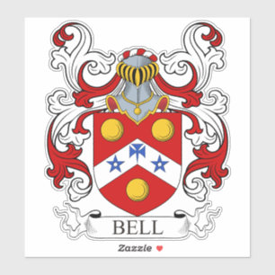 Bell Family Crest Sticker