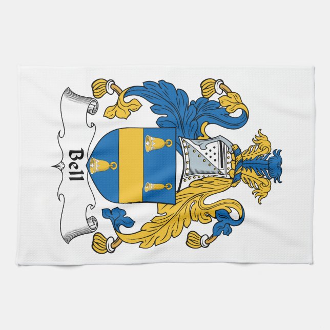 Bell Family Crest Towel (Horizontal)