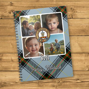 Bell Family Photo Collage Notebook