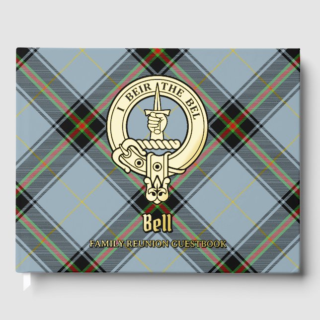 Bell Family Reunion Foil Guest Book (Front)
