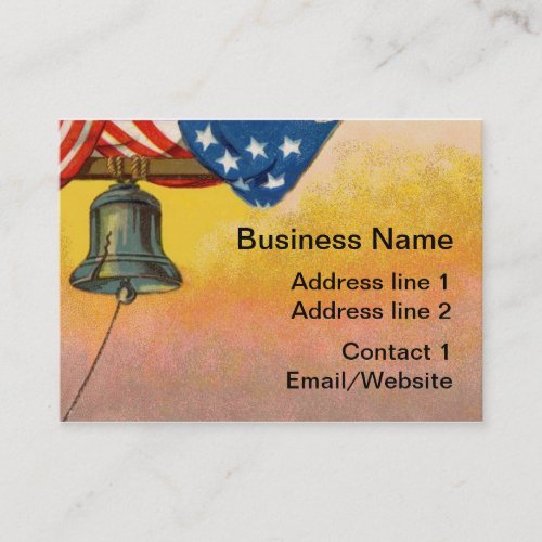 Bell &amp; Flag Business Card