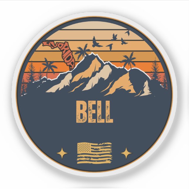 Bell, Florida  Sticker (Front)