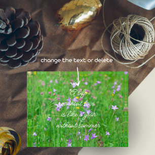 Bell-flower on a green meadow  paperweight