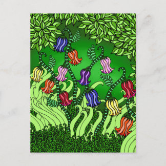 Bell Flowers Postcard