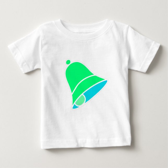 Bell Green Inv 45 deg The MUSEUM Zazzle Gifts Baby T-Shirt (Front)