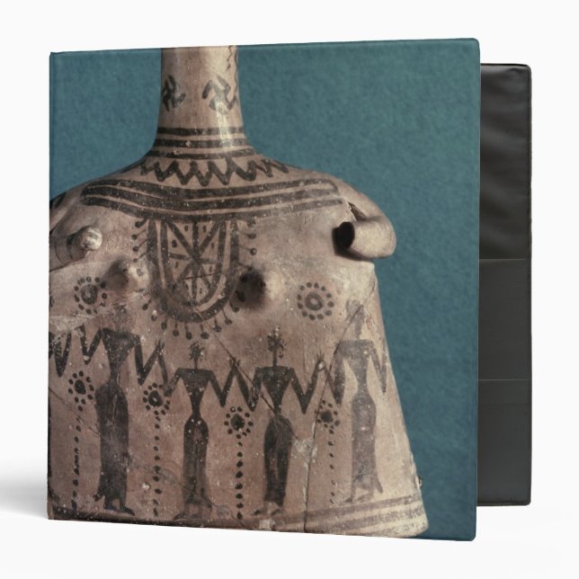 Bell idol, from Thebes, Boeotia, c.700 BC 3 Ring Binder (Front/Inside)