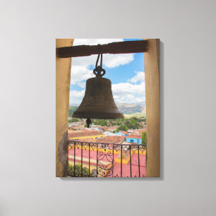 Bell in a church tower, Cuba Canvas Print