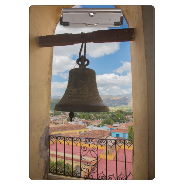 Bell in a church tower, Cuba Clipboard (Front)
