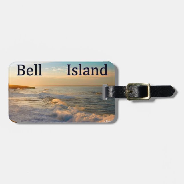 Bell Island Luggage tag (Front Horizontal)