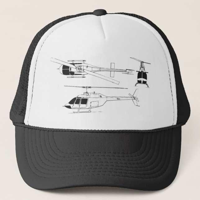 Bell Jet Ranger / TH- Trucker Hat (Front)