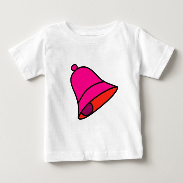 Bell Magenta 45 deg The MUSEUM Zazzle Gifts Baby T-Shirt (Front)