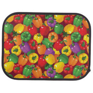 Bell Pepper Pattern Car Floor Mat