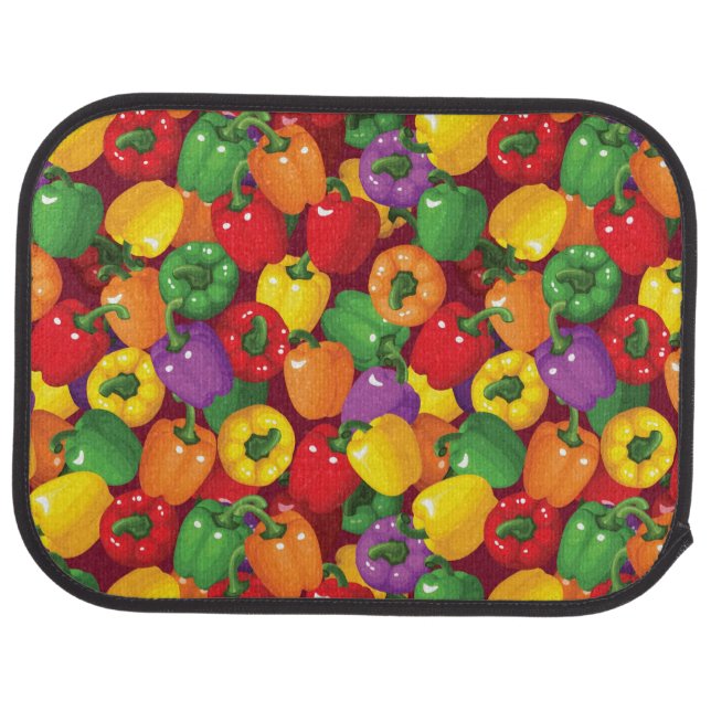 Bell Pepper Pattern Car Floor Mat (Rear)