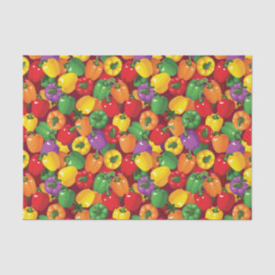 Bell Pepper Pattern Tissue Paper