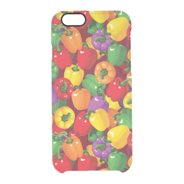 Bell Pepper Pattern Uncommon iPhone Case (Back)