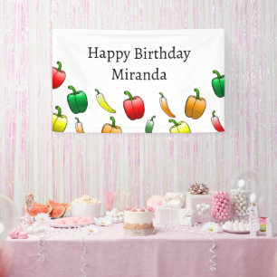 Bell Peppers and Sweet Long Peppers Banner