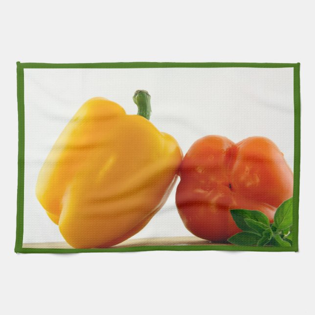 Bell Peppers Kitchen Towel Home Decor (Horizontal)