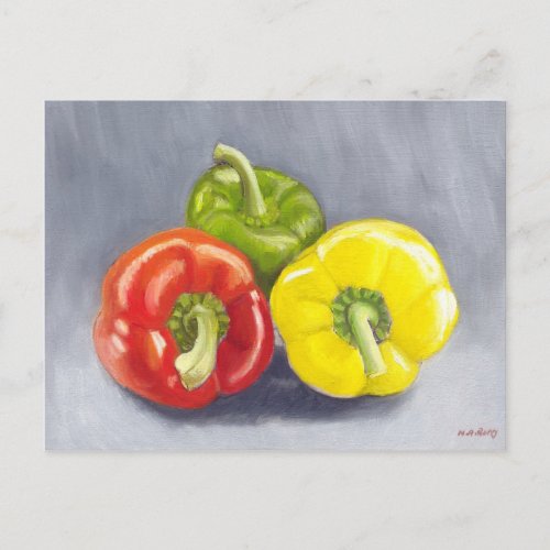 Bell Peppers Postcard