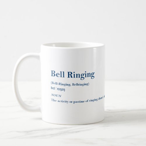 Bell Ringing Definition Mug