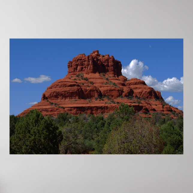 Bell Rock in Sedona AZ 087 Poster (Front)