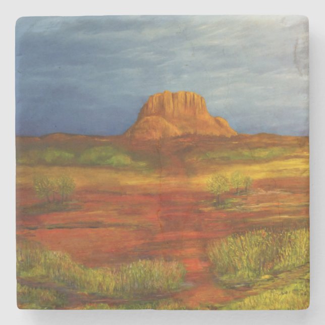 Bell Rock in Sedona Stone Coaster (Front)