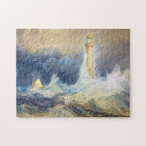 Bell Rock Lighthouse Joseph Mallord William Turner Jigsaw Puzzle