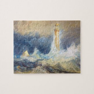 Bell Rock Lighthouse Joseph Mallord William Turner Jigsaw Puzzle