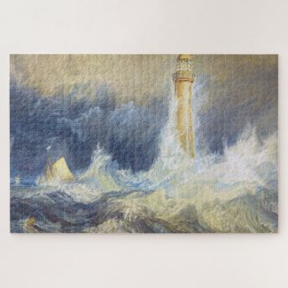 Bell Rock Lighthouse Joseph Mallord William Turner Jigsaw Puzzle