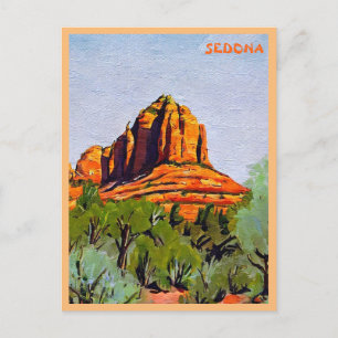 Bell Rock, Sedona, Arizona painting Postcard