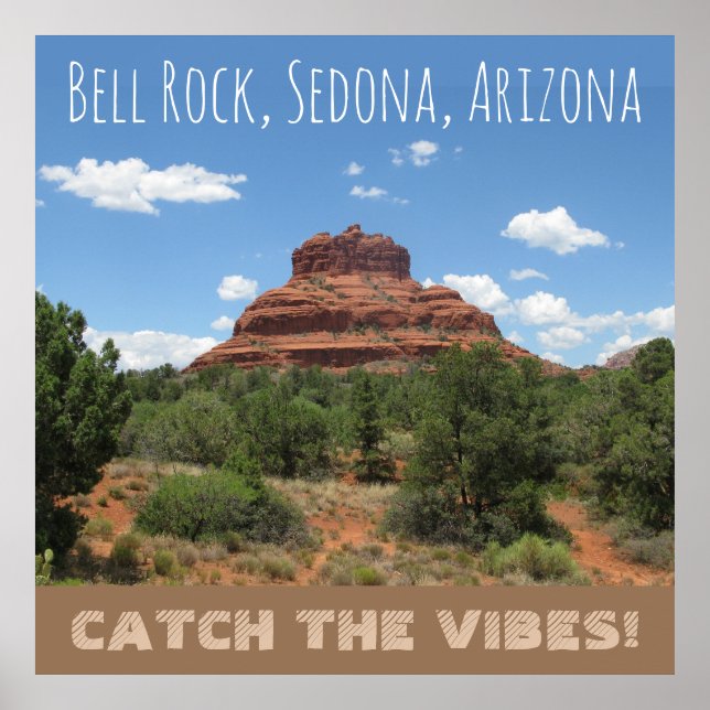 Bell Rock Sedona, Arizona Poster (Front)