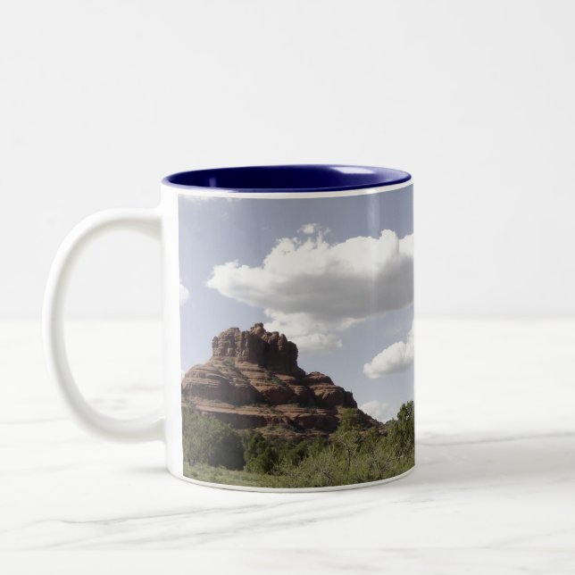 Bell Rock Sedona, AZ Two-Tone Coffee Mug (Left)