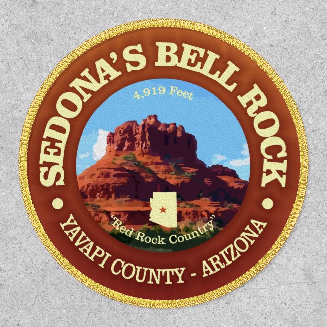 Bell Rock Sedona (rd)  Patch (Front)