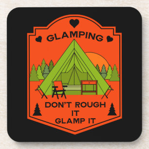 Bell Tent Glamping Beverage Coaster