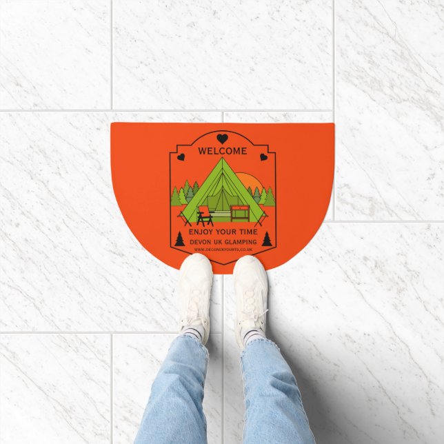 Bell Tent Glamping Business Doormat (Indoor)