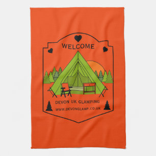 Bell Tent Glamping Business Kitchen Towel
