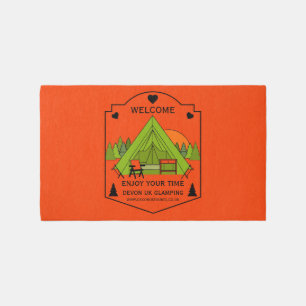 Bell Tent Glamping Business Outdoor Rug