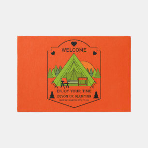 Bell Tent Glamping Business Outdoor Rug