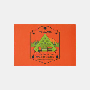 Bell Tent Glamping Business Outdoor Rug