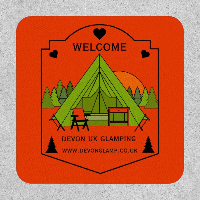 Bell Tent Glamping Business Patch (Front)