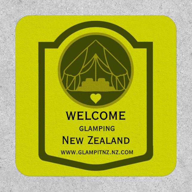Bell Tent Glamping Business Patch (Front)