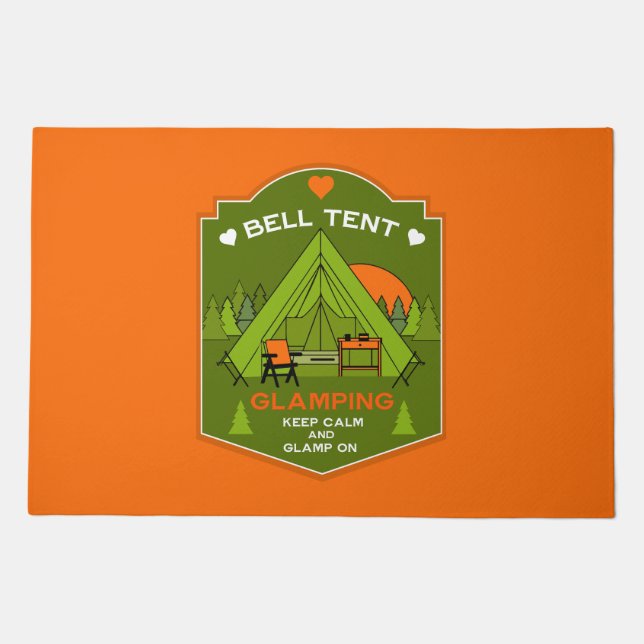 Bell Tent Glamping Doormat (Front)