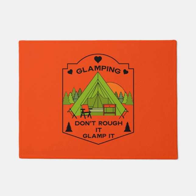 Bell Tent Glamping Doormat (Front)
