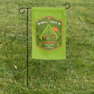 Bell Tent Glamping Garden Flag
