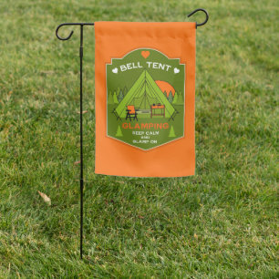 Bell Tent Glamping Garden Flag