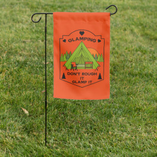 Bell Tent Glamping Garden Flag