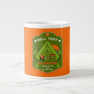 Bell Tent Glamping Giant Coffee Mug