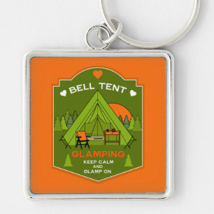 Bell Tent Glamping Keychain