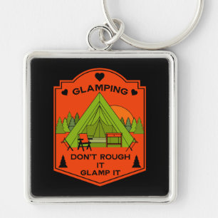 Bell Tent Glamping Keychain