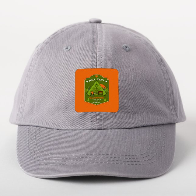 Bell Tent Glamping Patch (On Headwear)