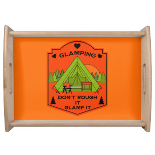 Bell Tent Glamping Serving Tray